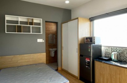 Studio apartmemt for rent on Tran Binh Trong Street